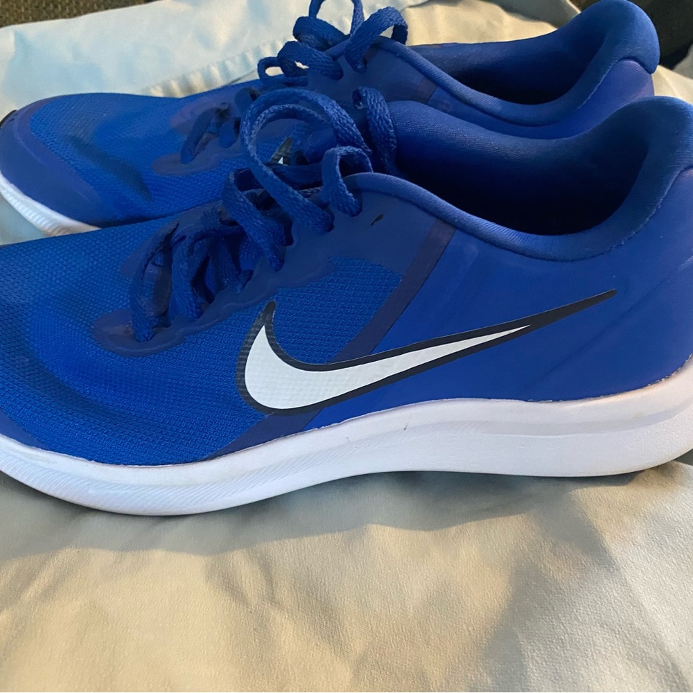 Nike Kids' Star Runner 3 Grade School Running Shoes Blue, 6 - Youth Running